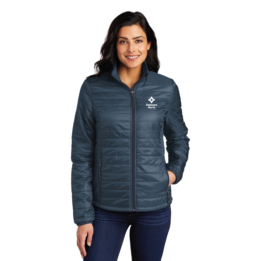 Ladies Packable Puffy Jacket